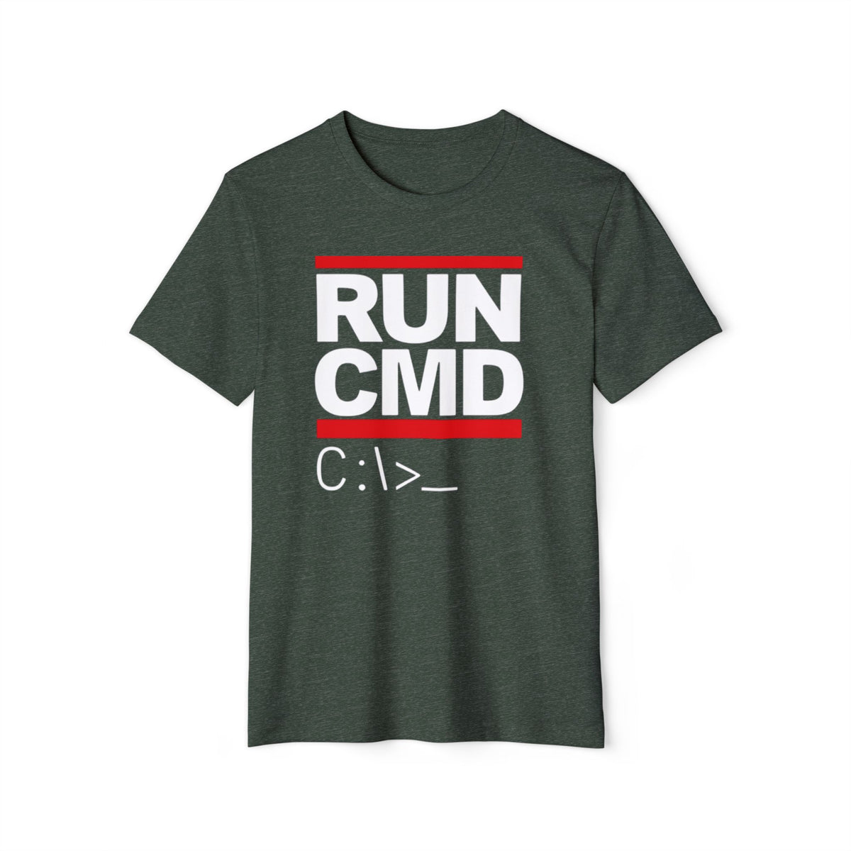 RUN CMD Recycled Organic Tee