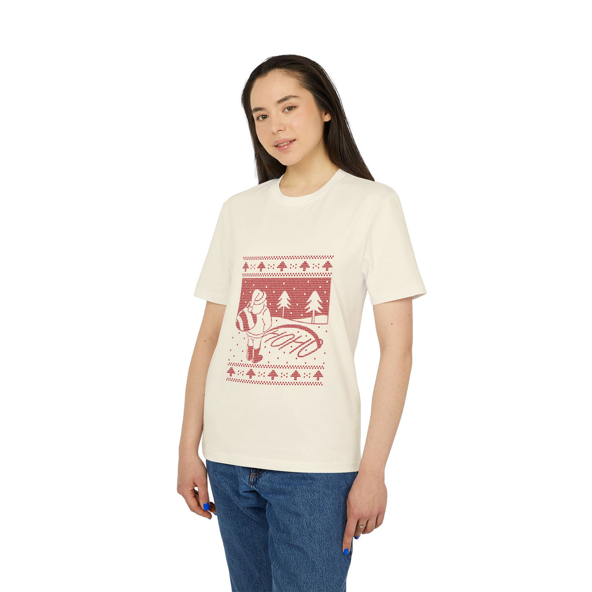 Ho Ho Ho Ugly Sweater Organic Tee