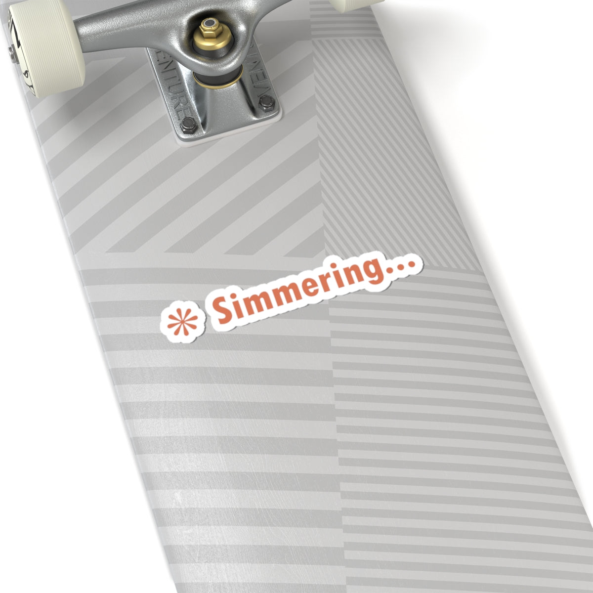 Simmering Claude Code Sticker