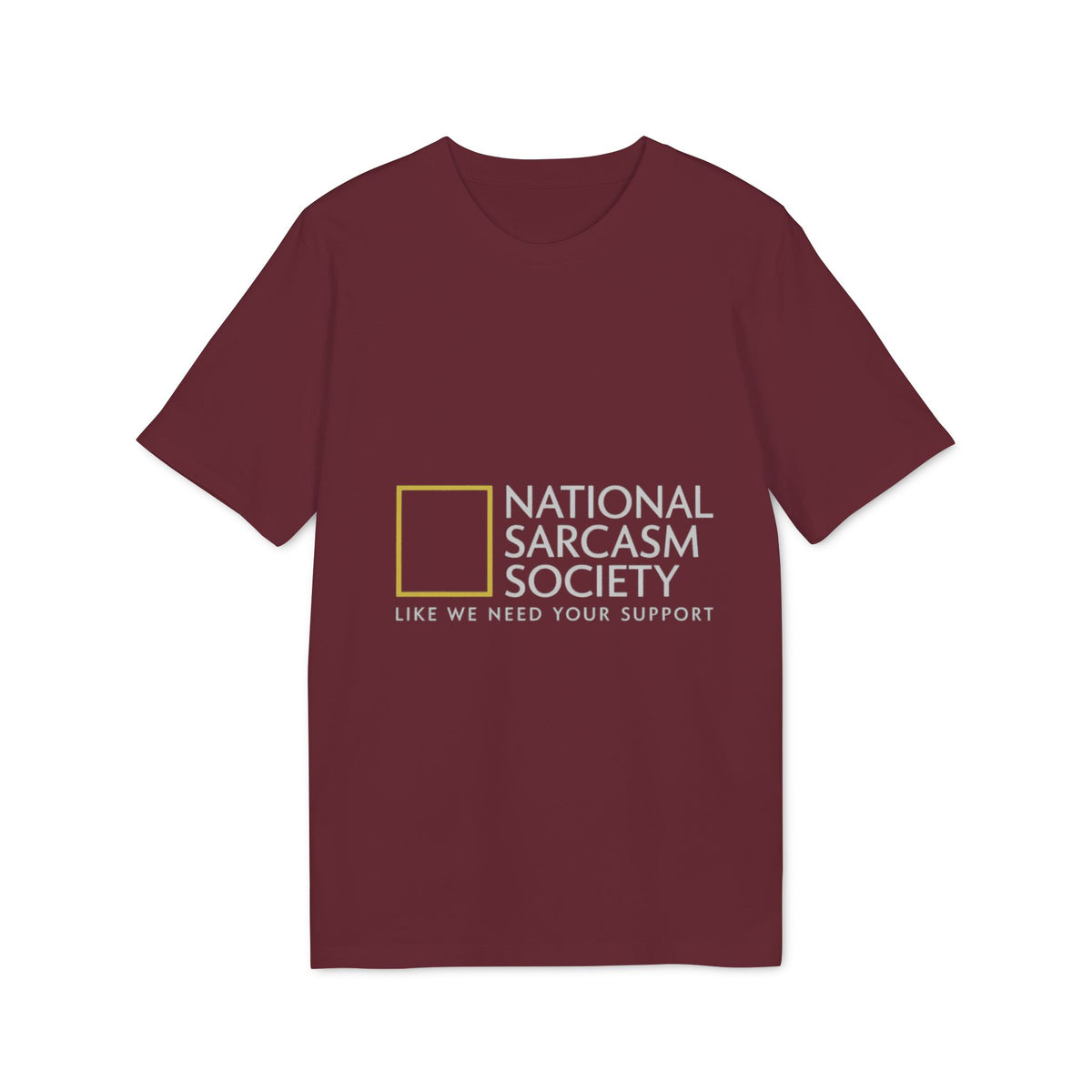 National Sarcasm Society Organic Tee