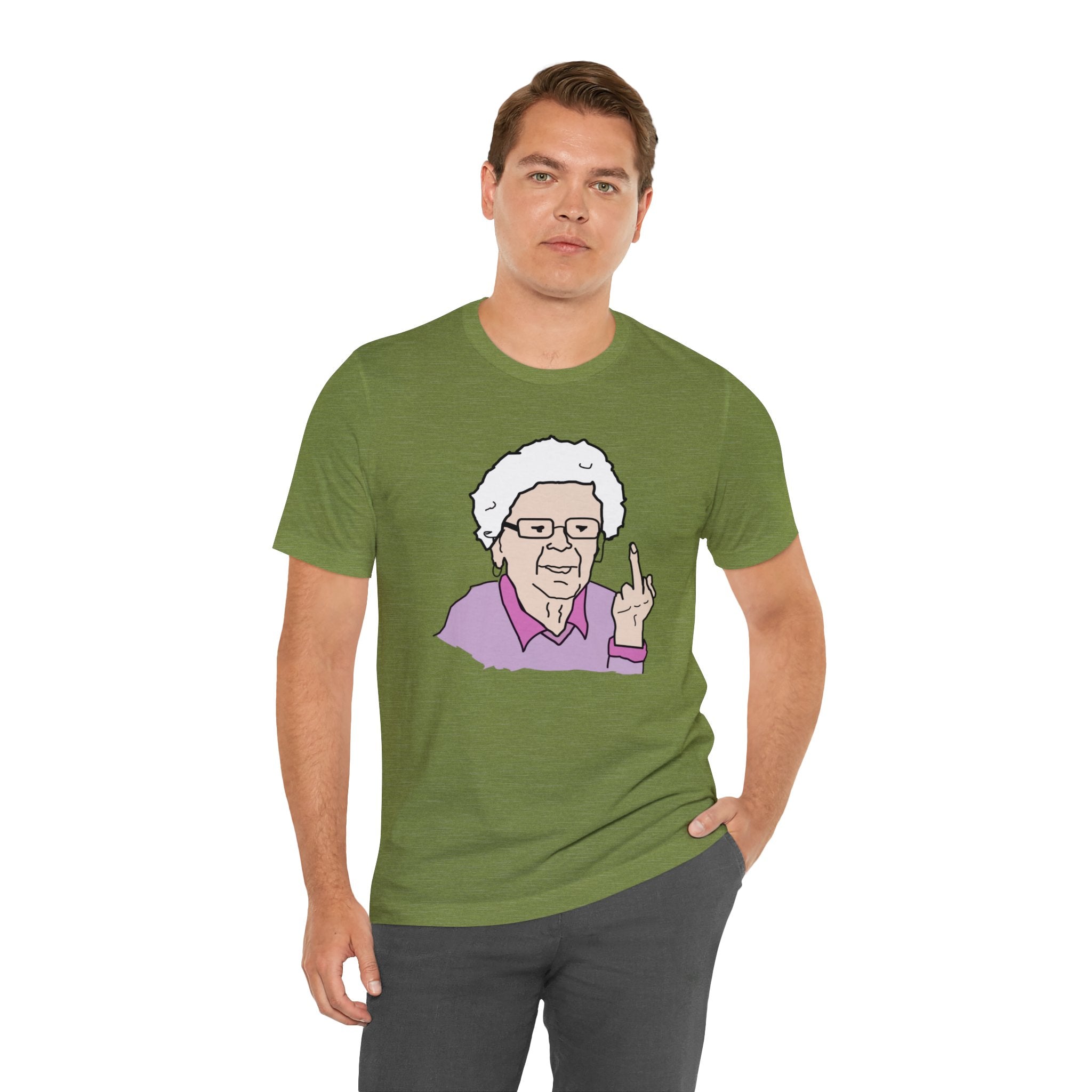 A man in a Granny T-shirt, order now.