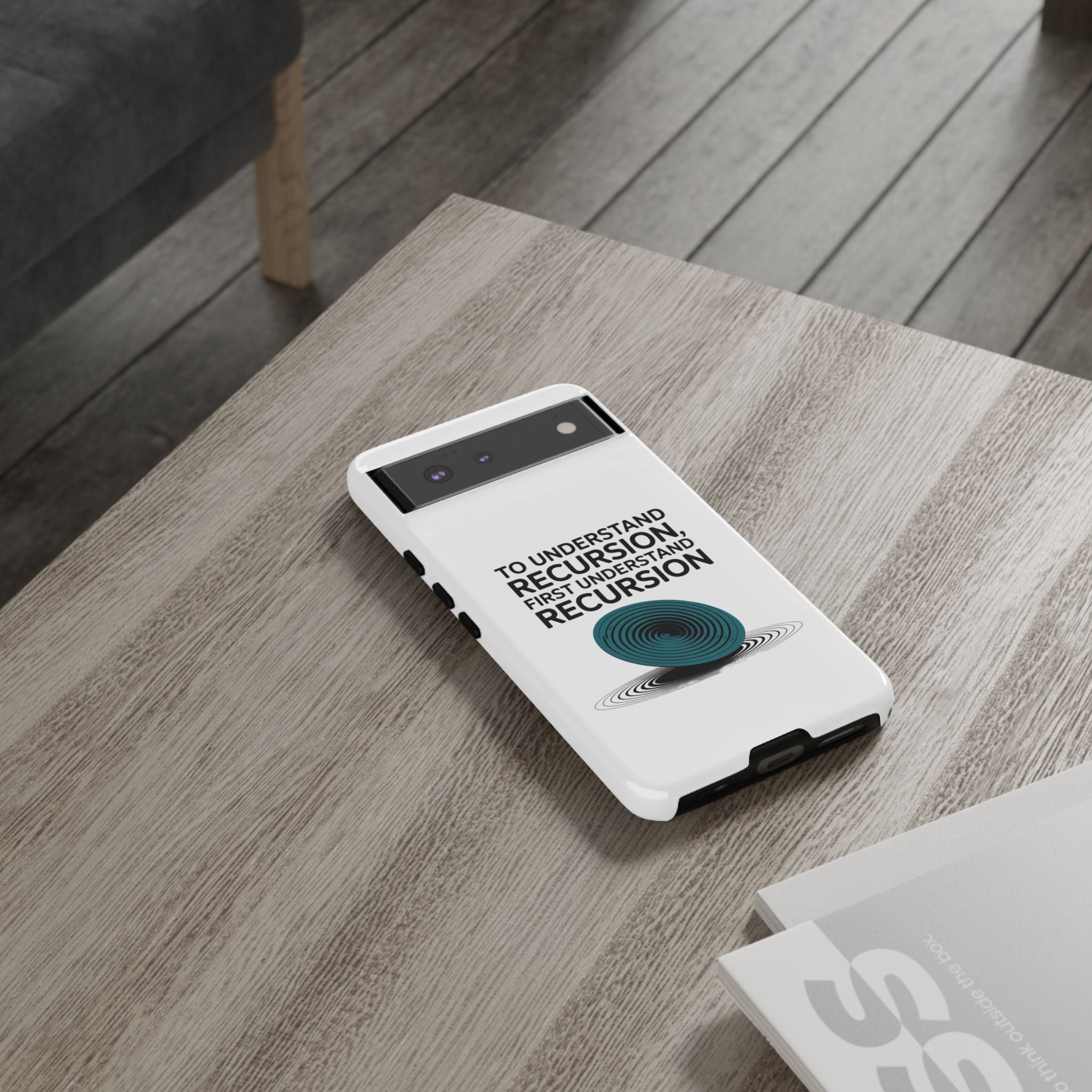 Recursion Black- Impact-Resistant Phone Case