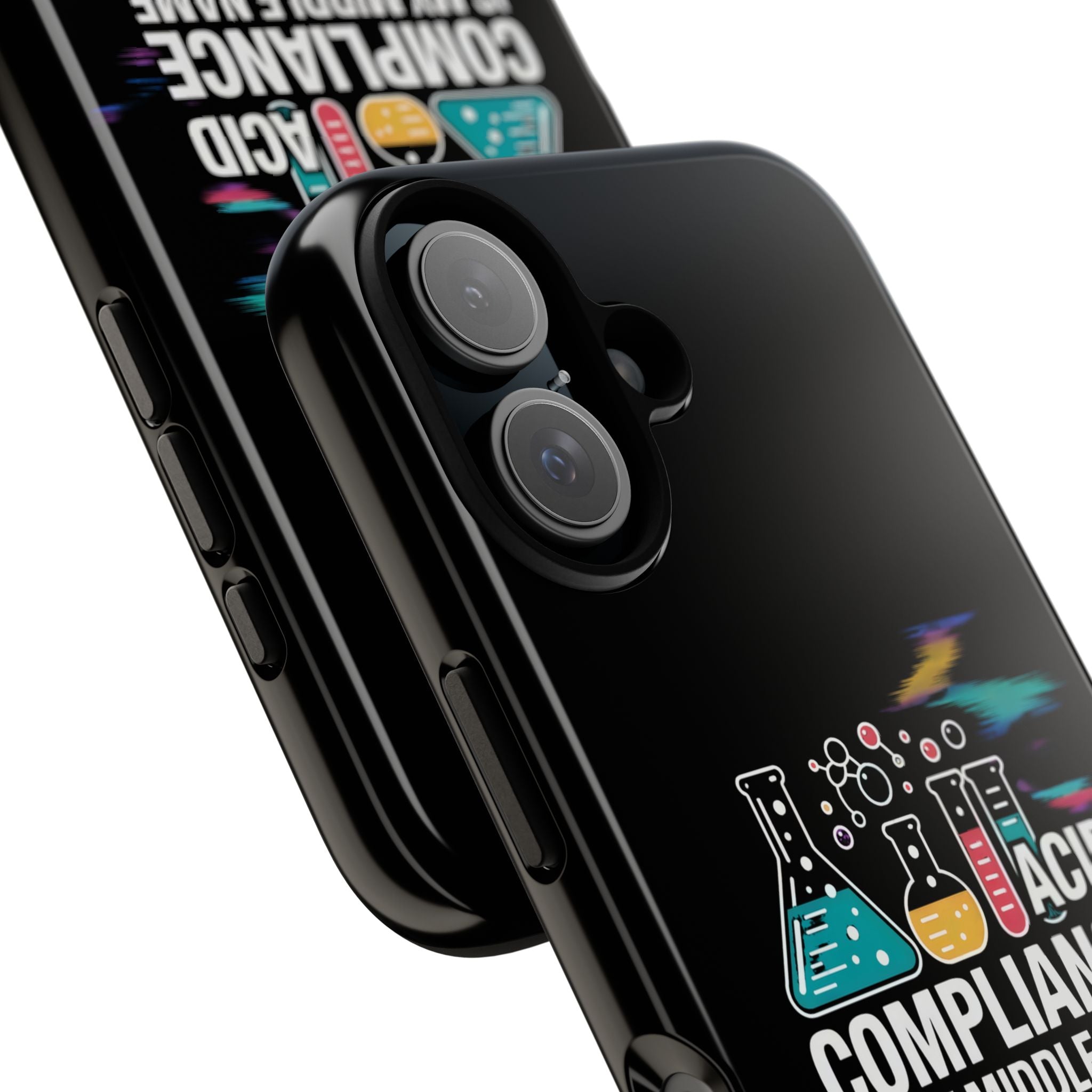 ACID Compliance Is My Middle Name- Impact-Resistant Phone Case