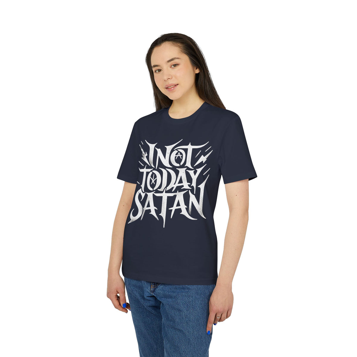 Not Today Satan Organic Tee