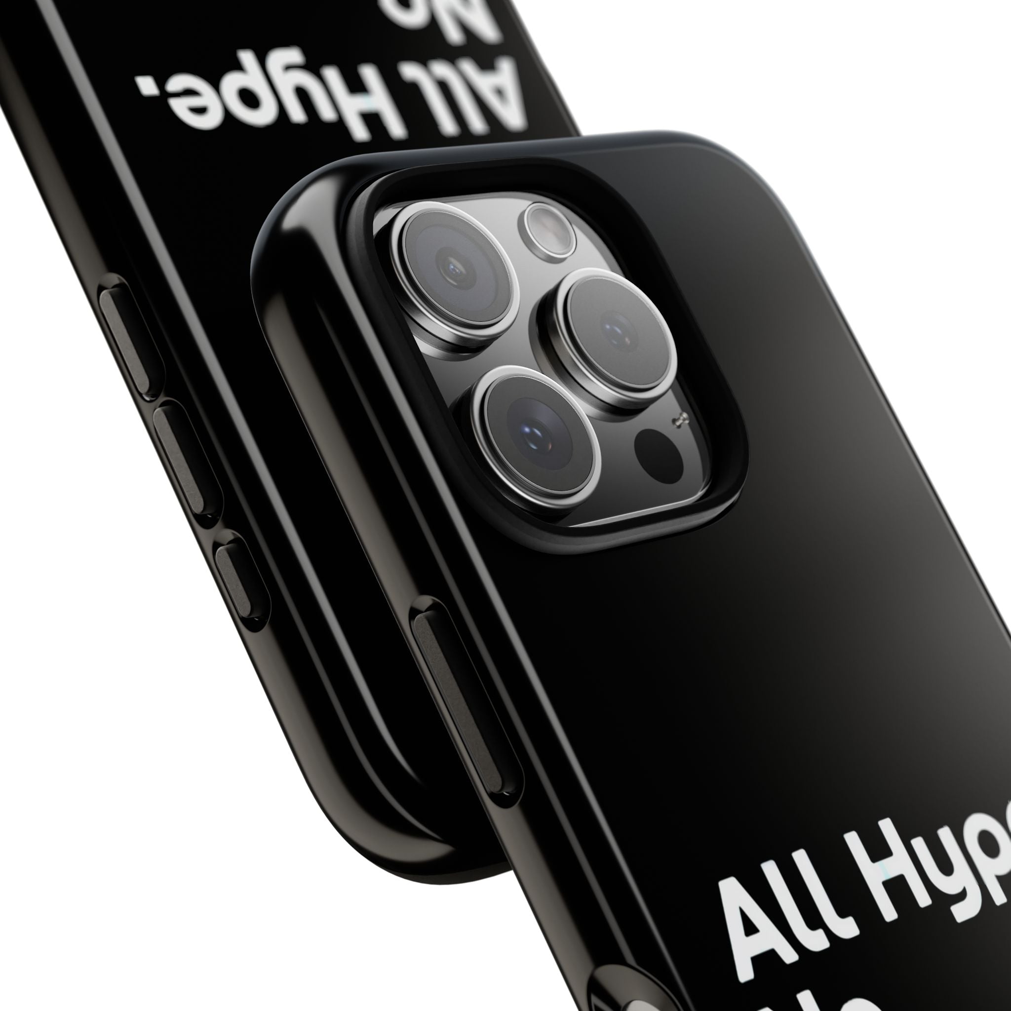 ALL HYPE NO COMPUTE- Impact-Resistant Phone Case