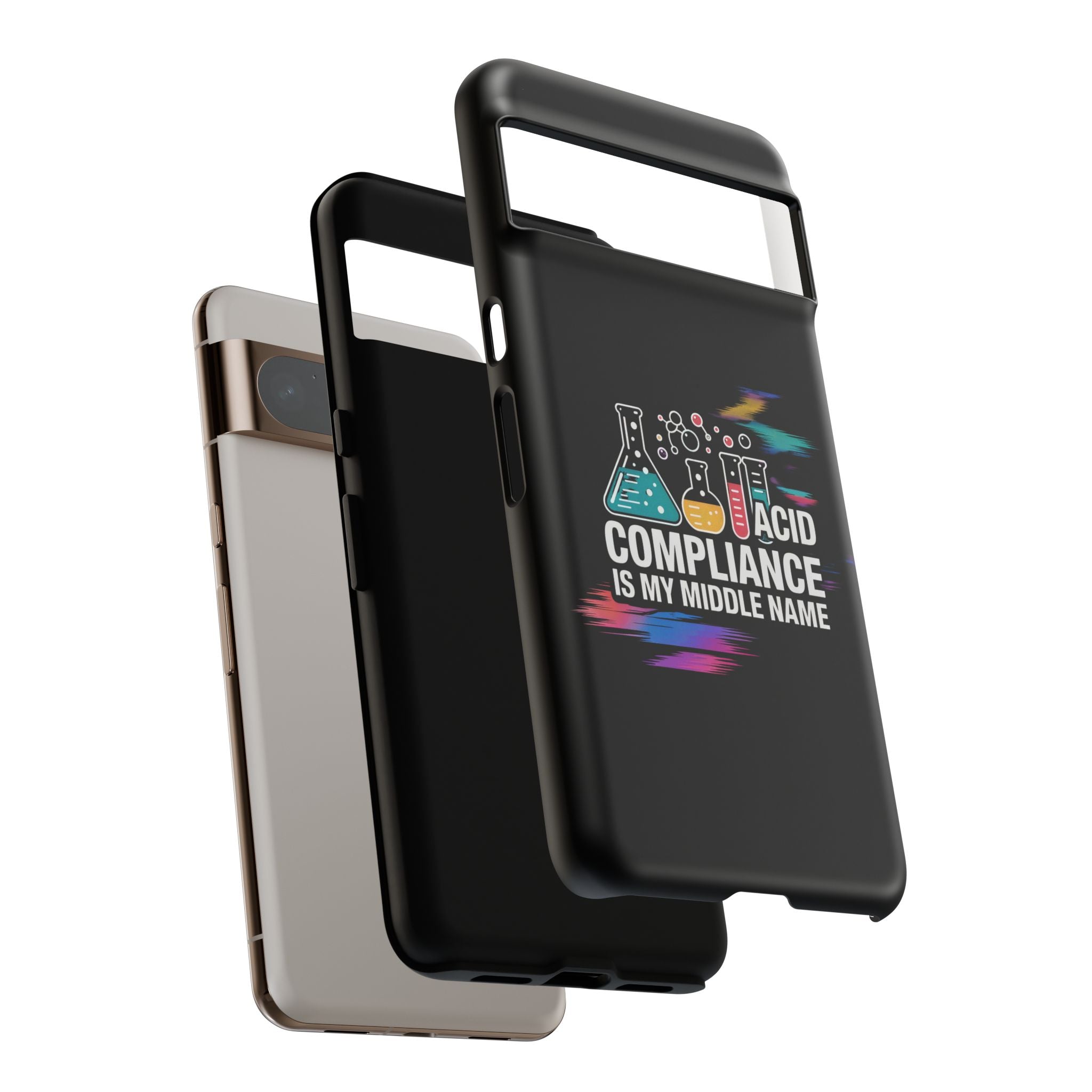 ACID Compliance Is My Middle Name- Impact-Resistant Phone Case