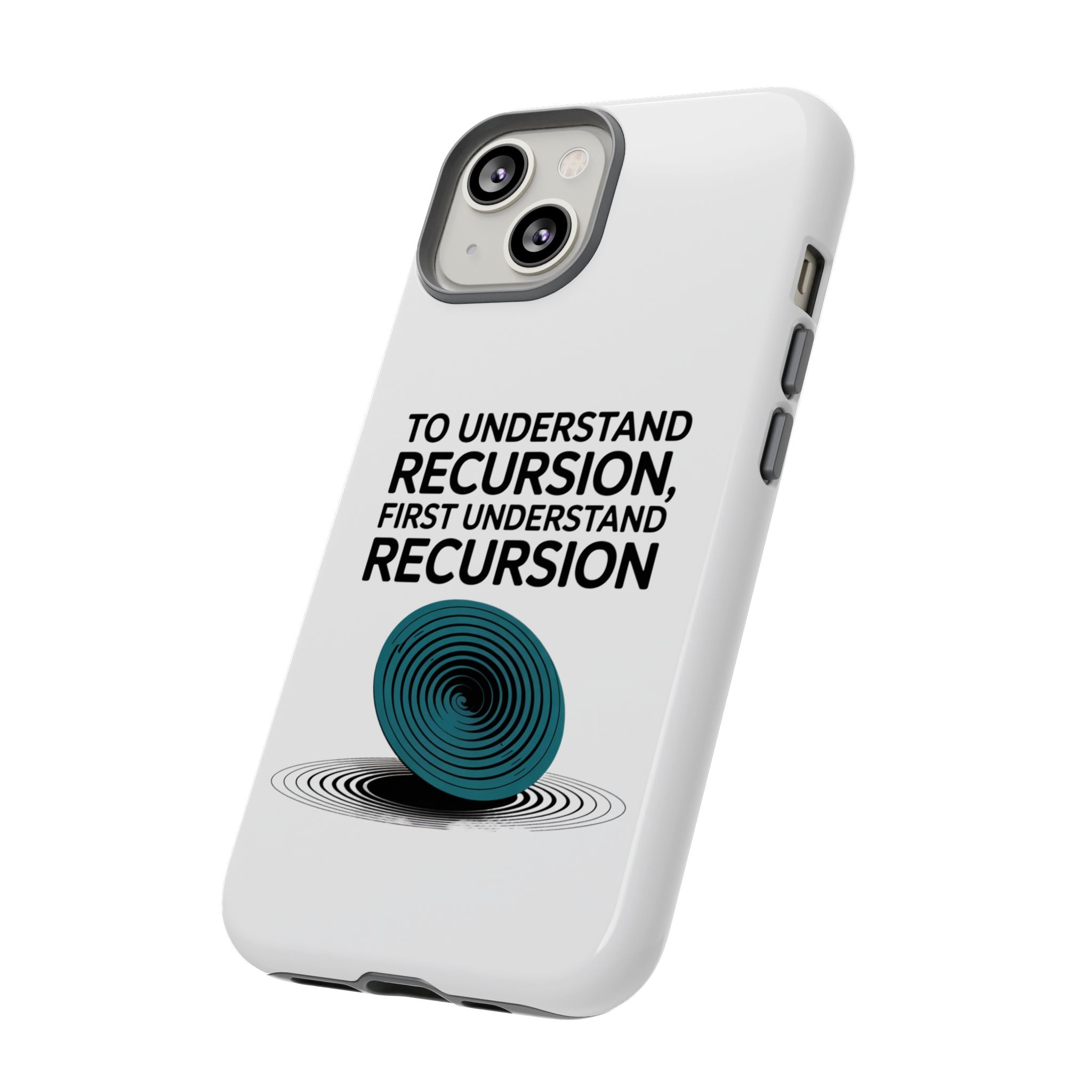 Recursion Black- Impact-Resistant Phone Case