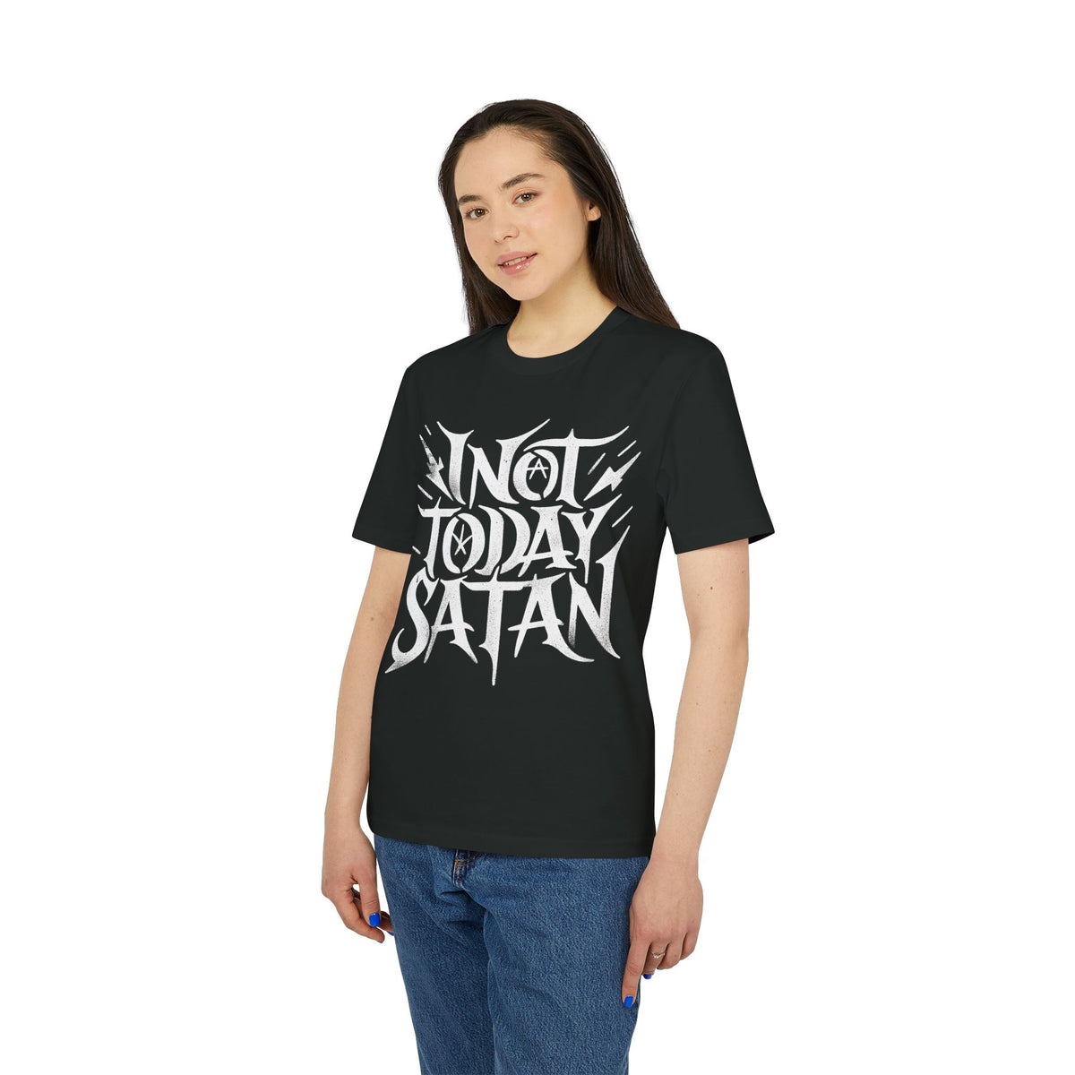 Not Today Satan Organic Tee