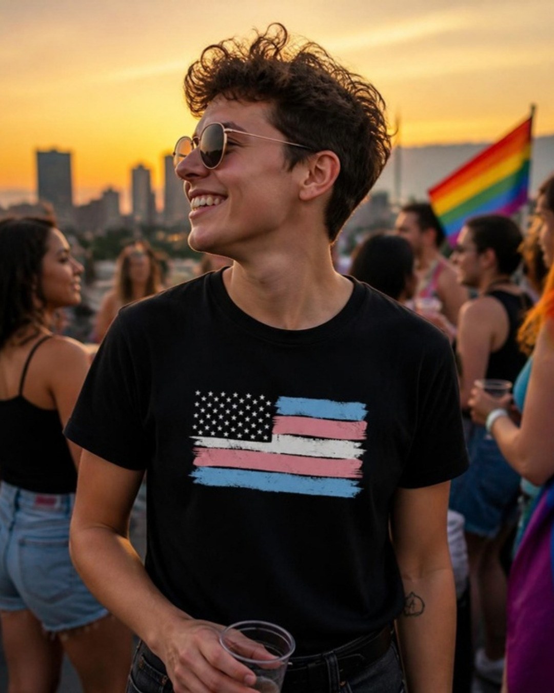 Pride T-Shirt lifestyle mockup, Geekpsters