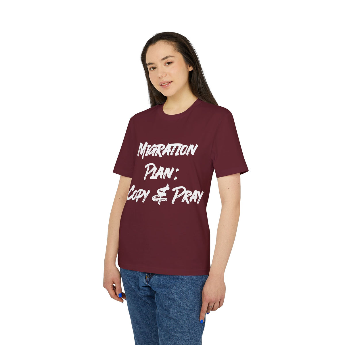 Migration Plan: Copy and Pray Organic Tee