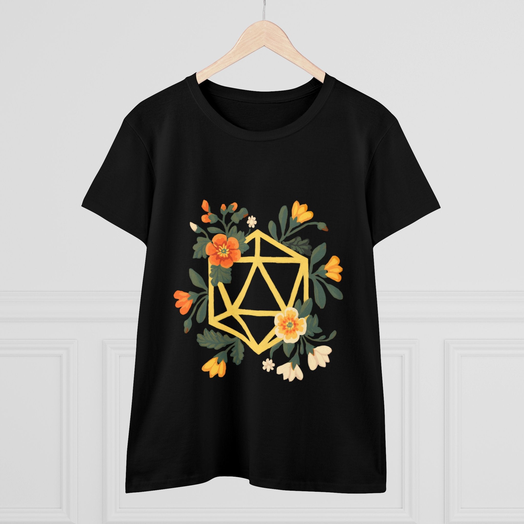 Floral Polyhedron - Women's Tee