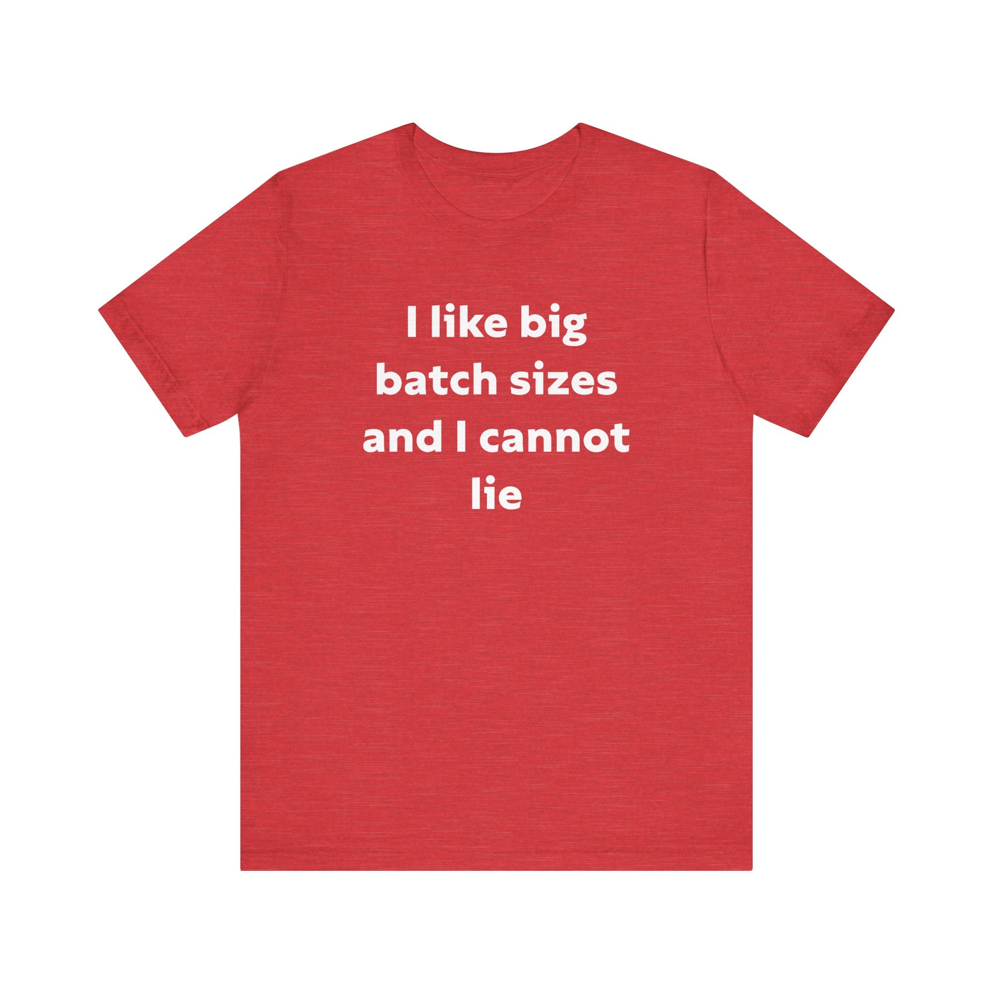 I Like Big Batch Sizes and I Cannot Lie - T-Shirt