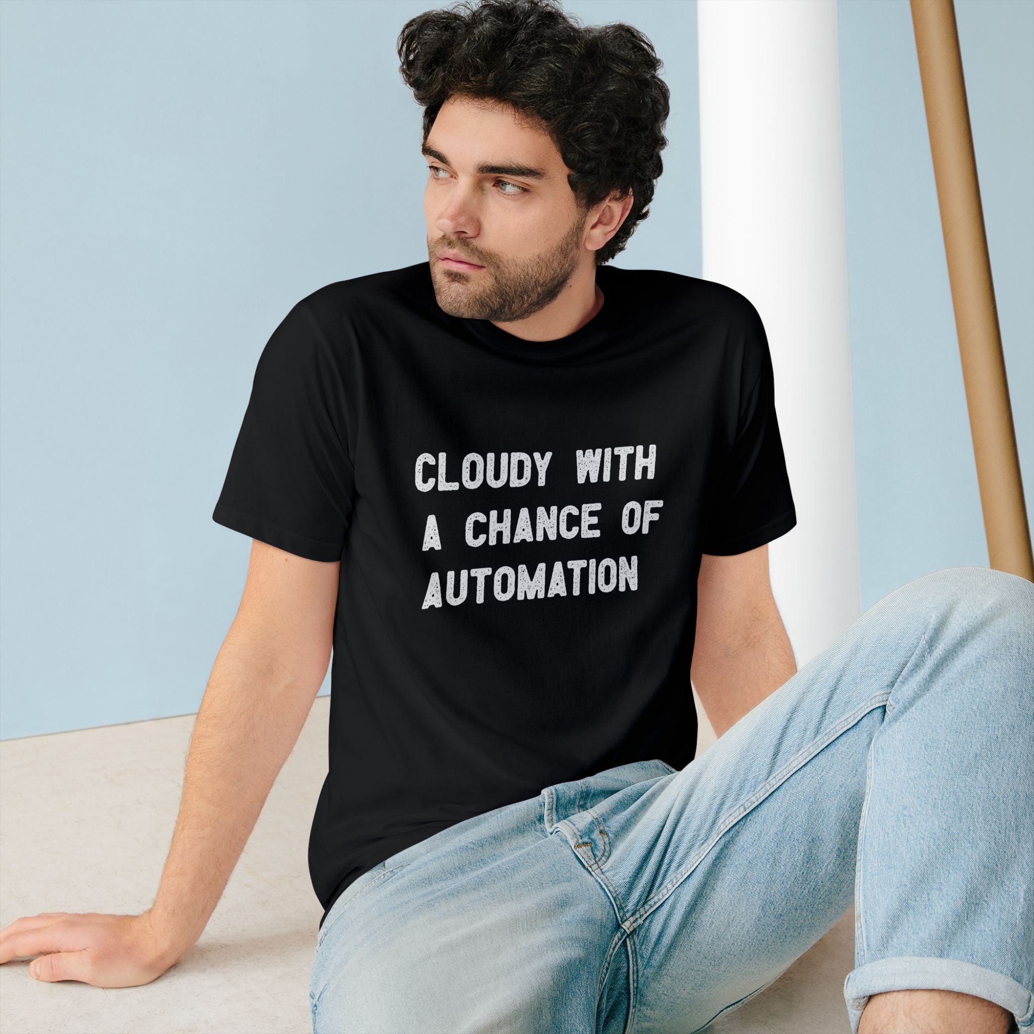 Cloudy With a Chance of Automation - Organic T-shirt