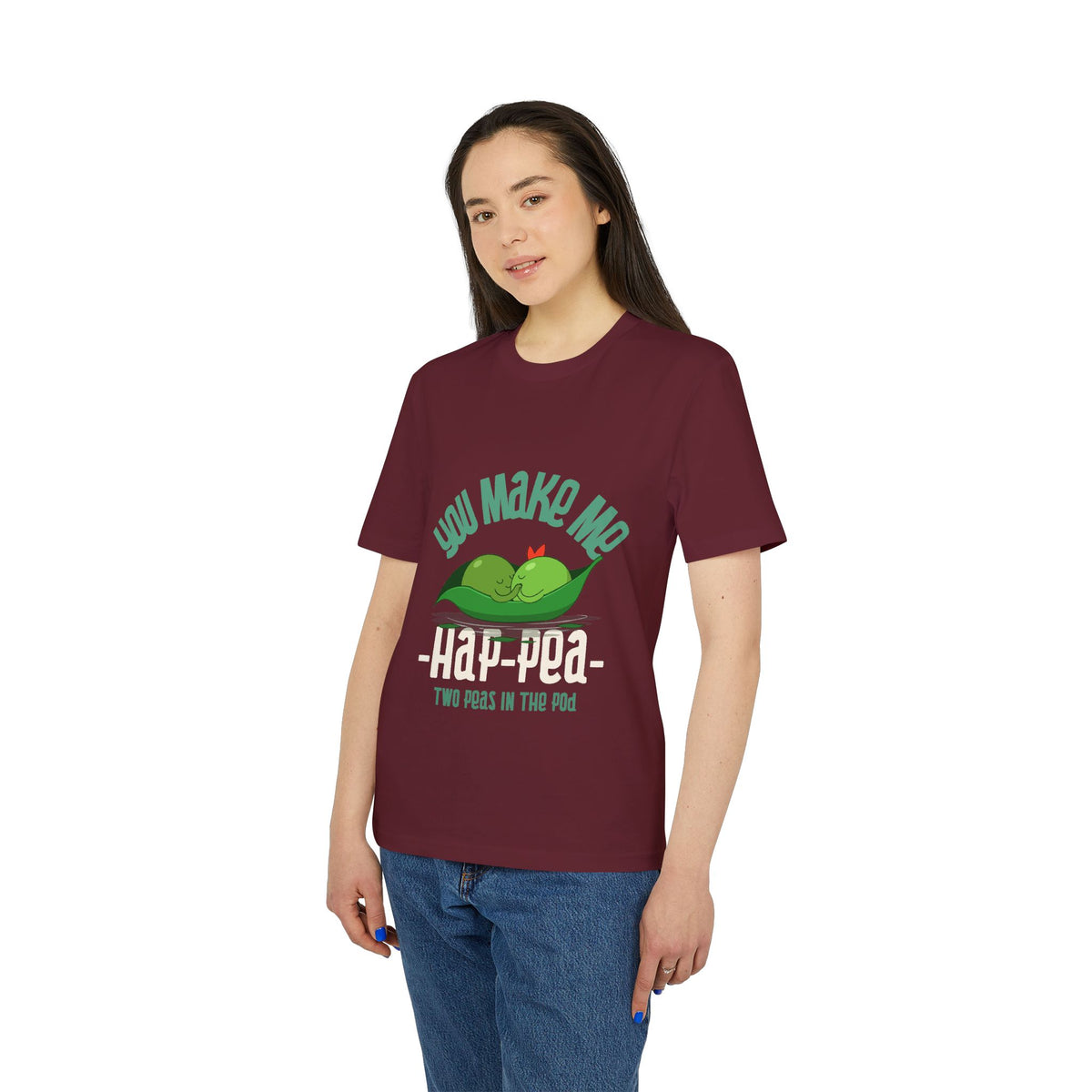 You Make Me Hap-Pea Organic Tee