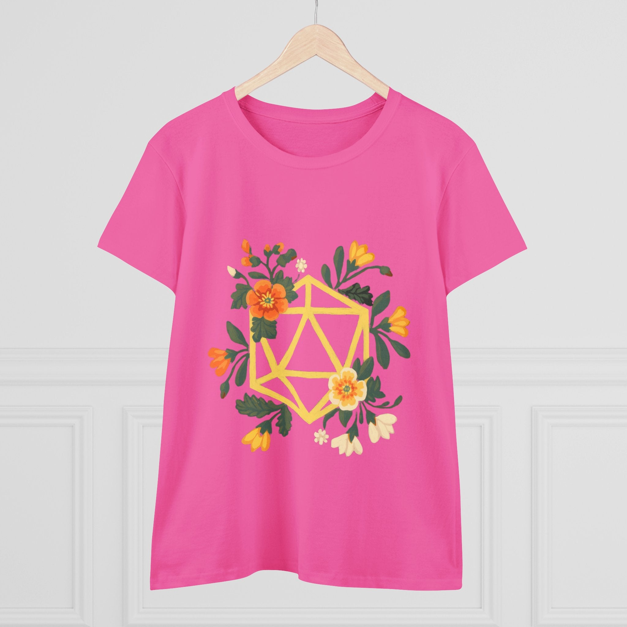 Floral Polyhedron - Women's Tee