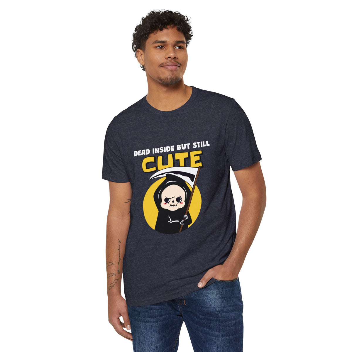 Dead Inside but Still Cute Recycled Organic Tee