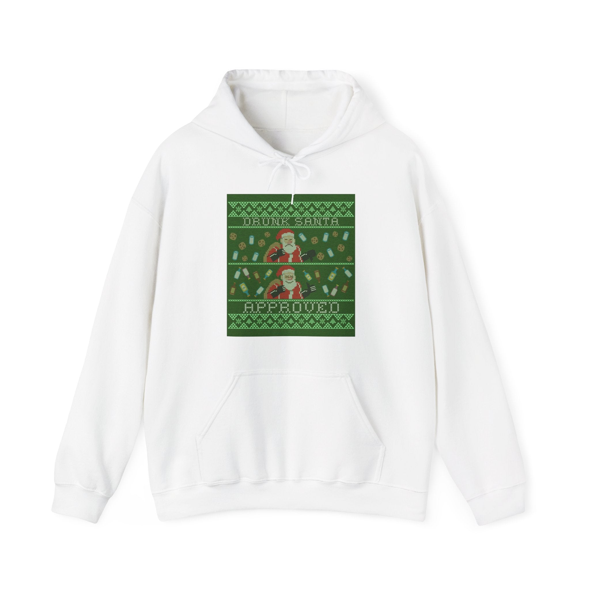 Drunk Santa - Hooded Sweatshirt