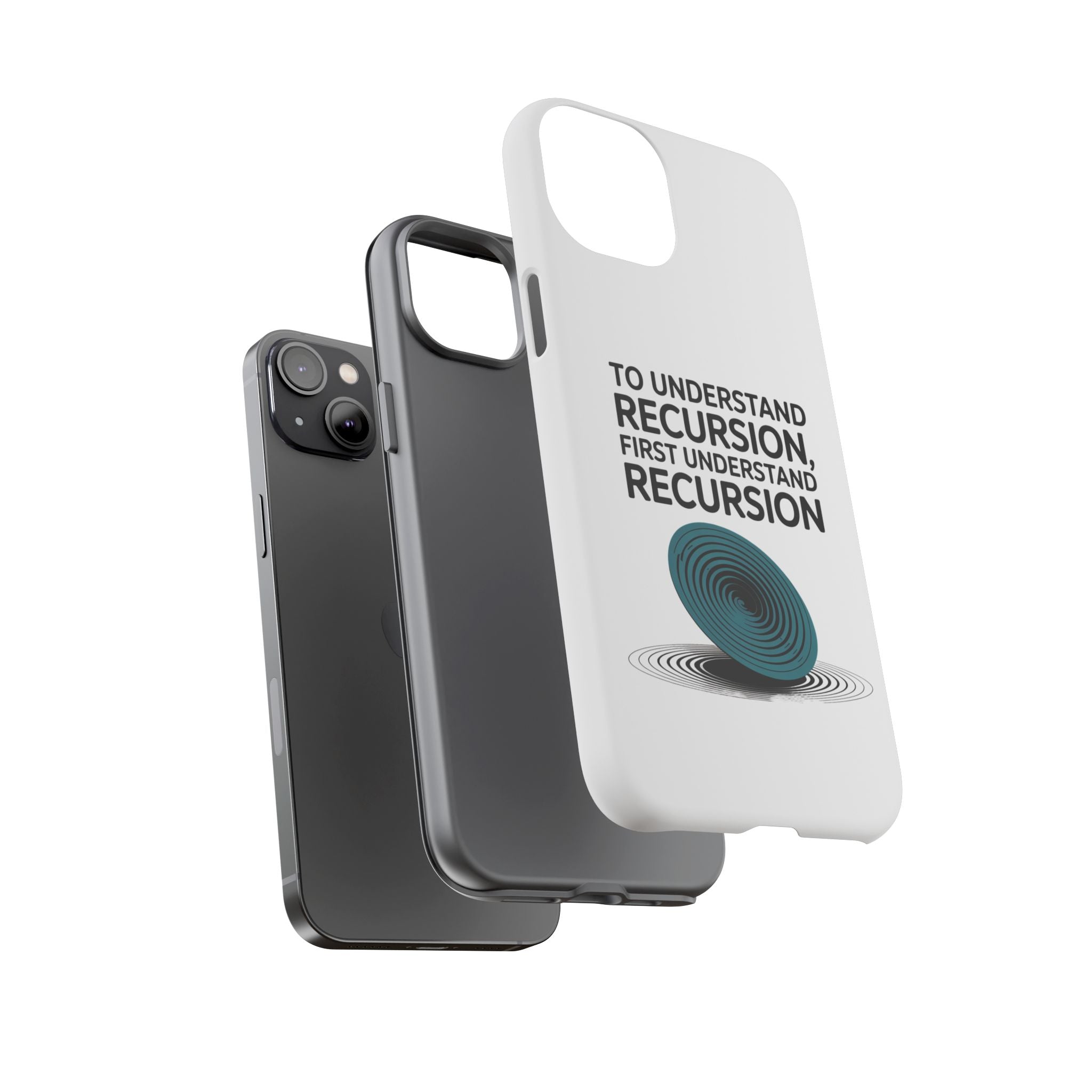 Recursion Black- Impact-Resistant Phone Case