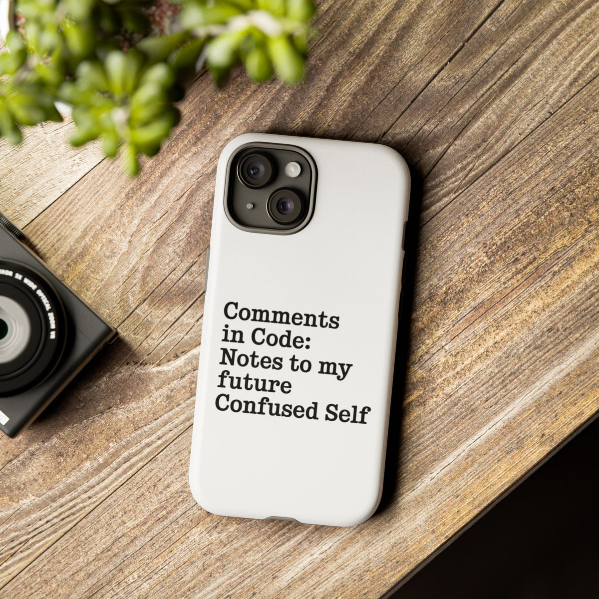 Comments in Code, Notes to My Future Confused Self Phone Case