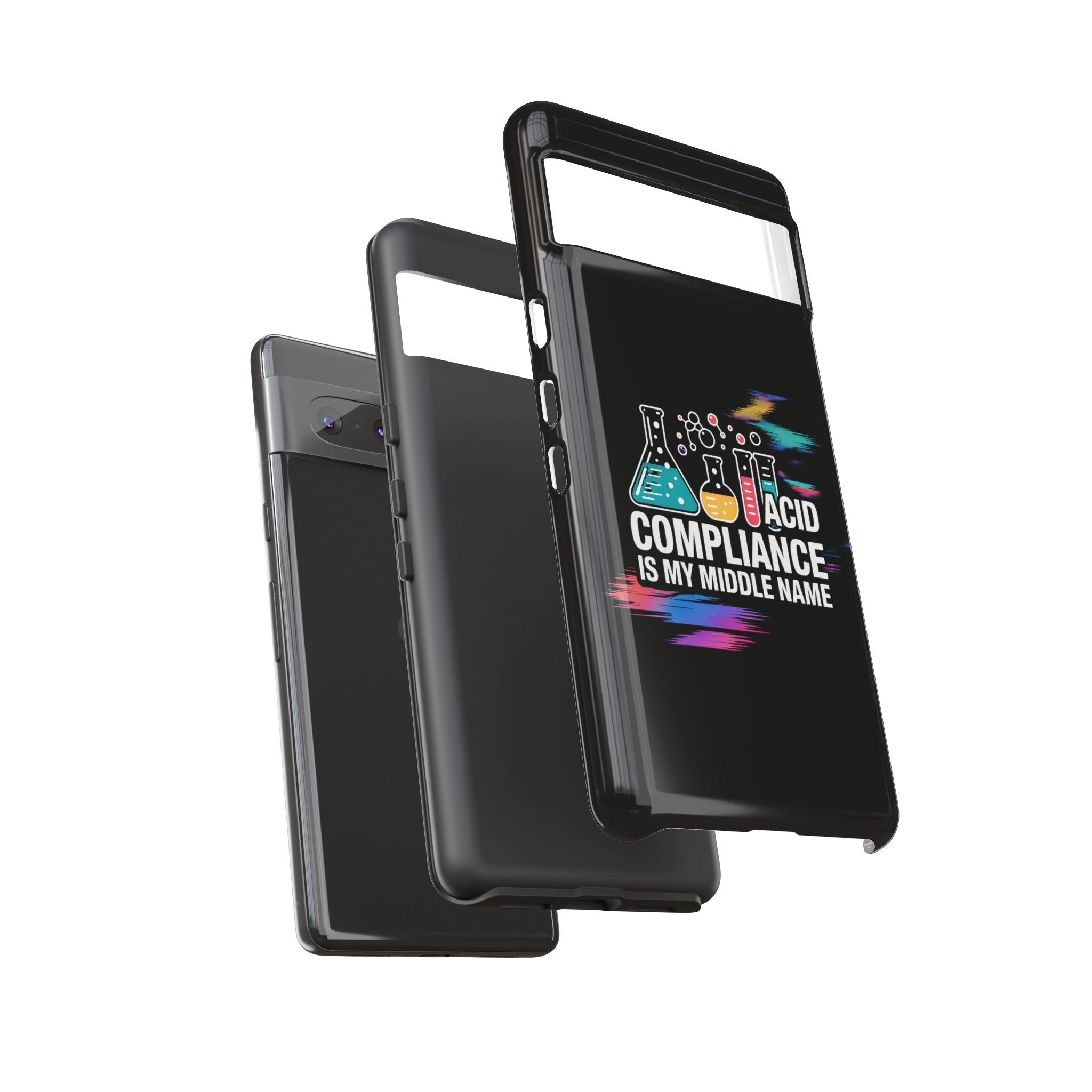 ACID Compliance Is My Middle Name- Impact-Resistant Phone Case