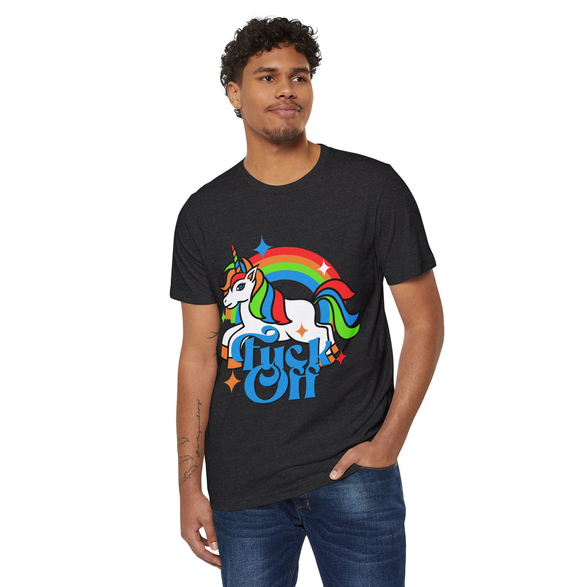 F*ck Off Unicorn Recycled Organic Tee
