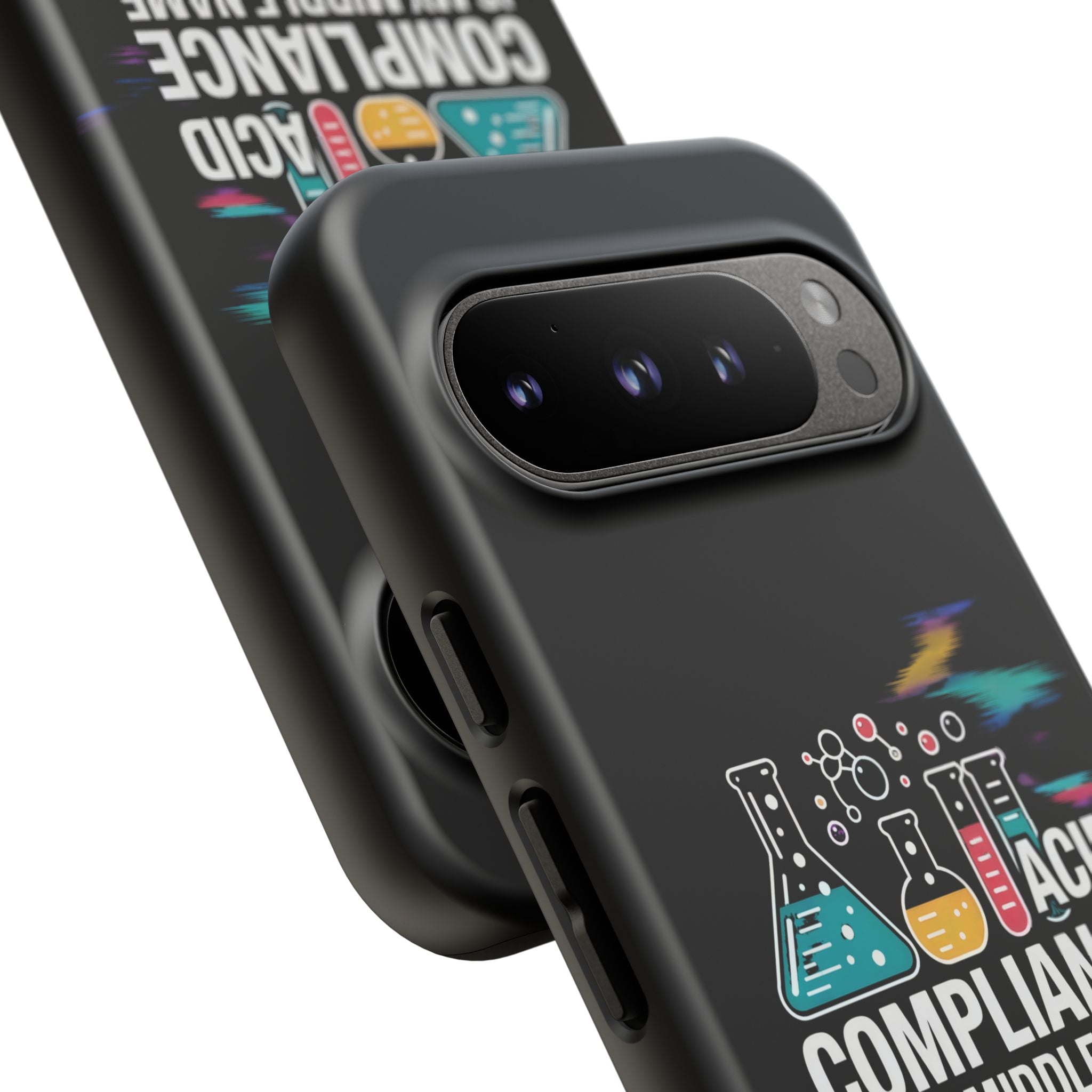 ACID Compliance Is My Middle Name- Impact-Resistant Phone Case