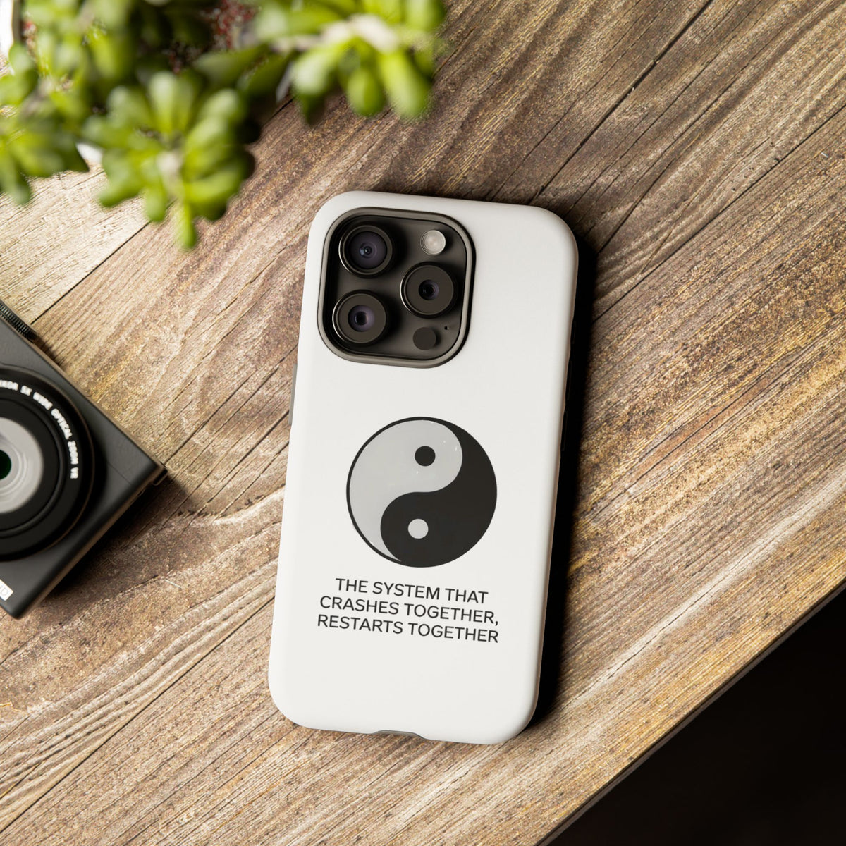 The System That Crashes Together, Restarts Together Phone Case