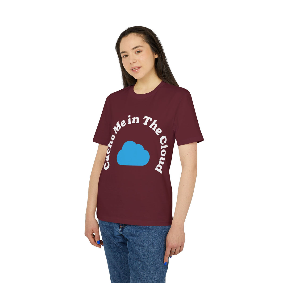 Cache Me in the Cloud Organic Tee