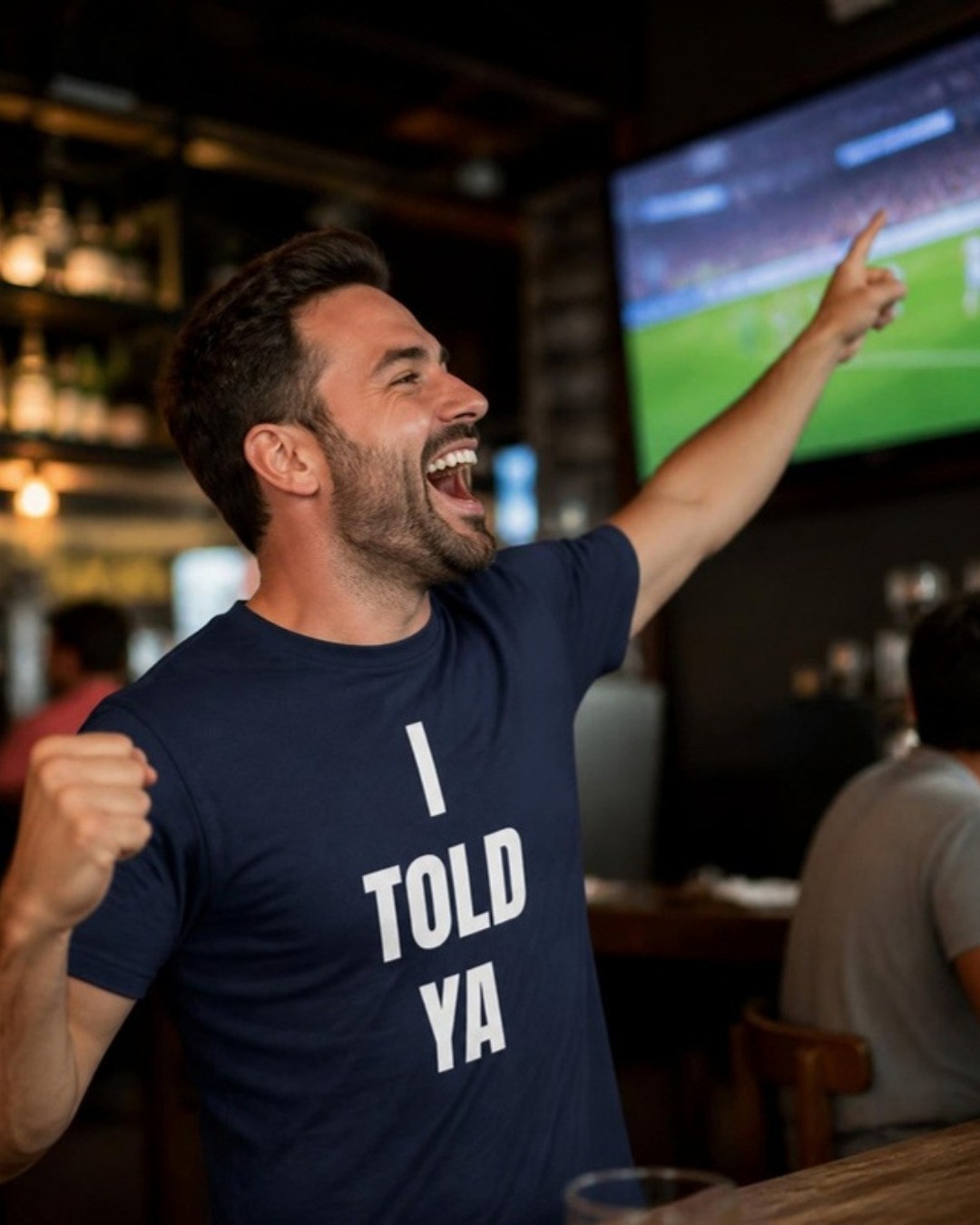 I Told Ya T-Shirt lifestyle mockup, Geekpsters