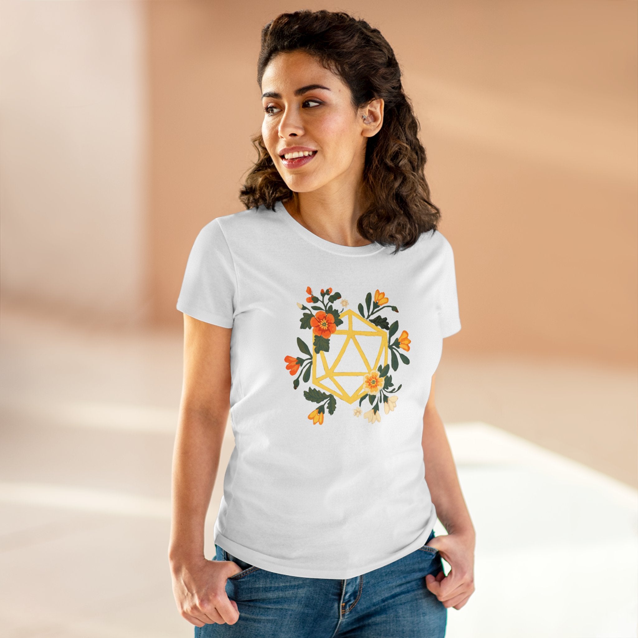 Flower Polyhedron - Women's Tee