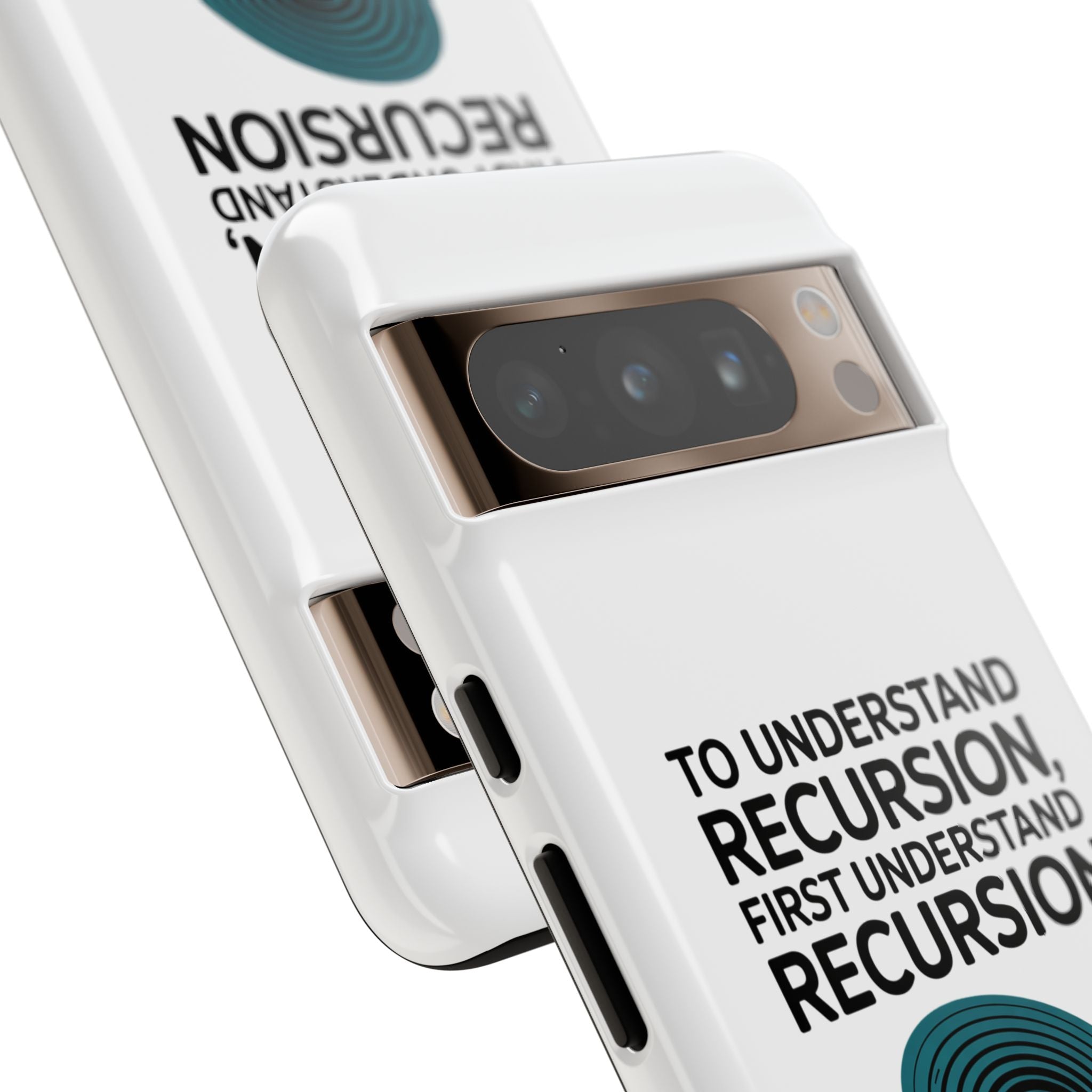 Recursion Black- Impact-Resistant Phone Case
