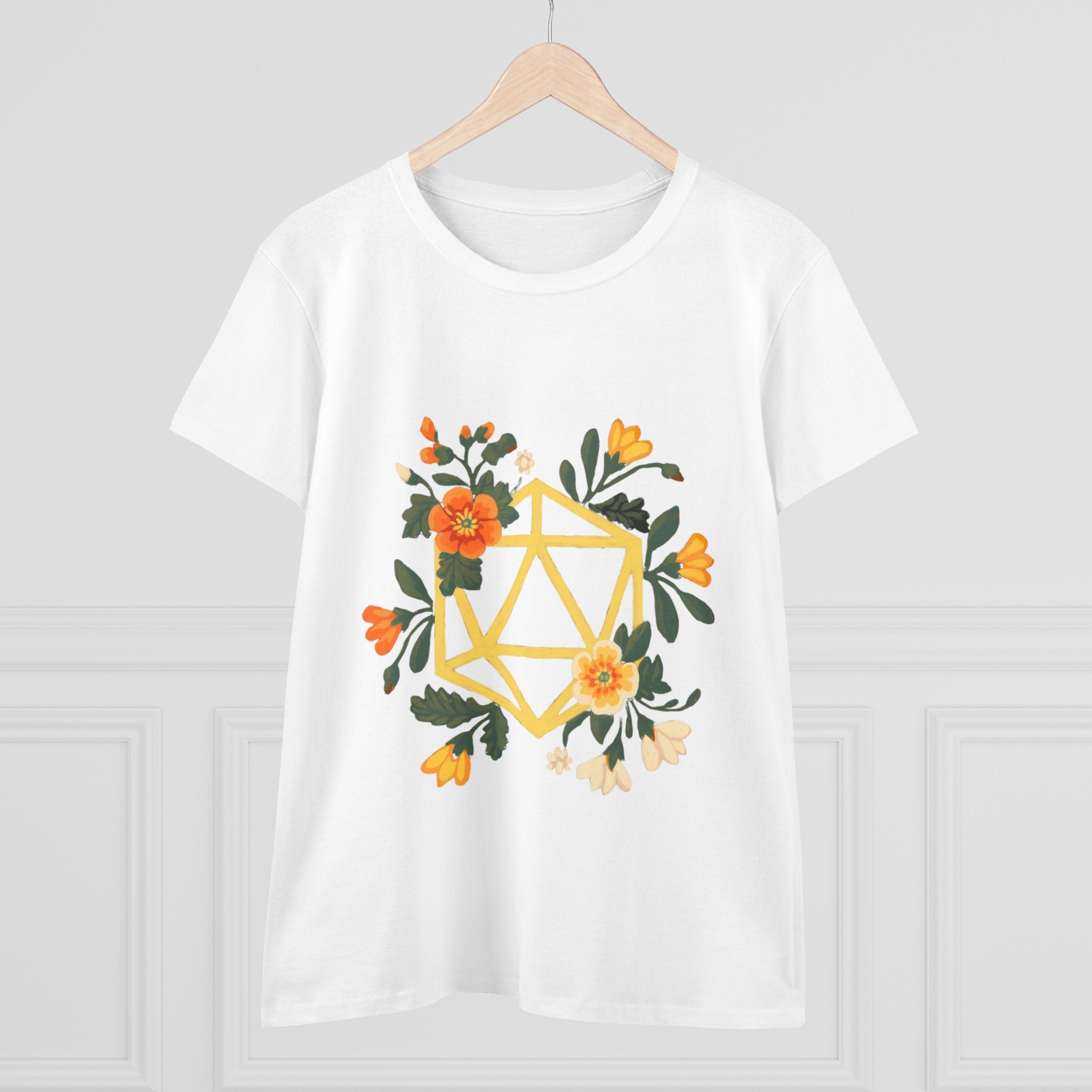 Floral Polyhedron - Women's Tee