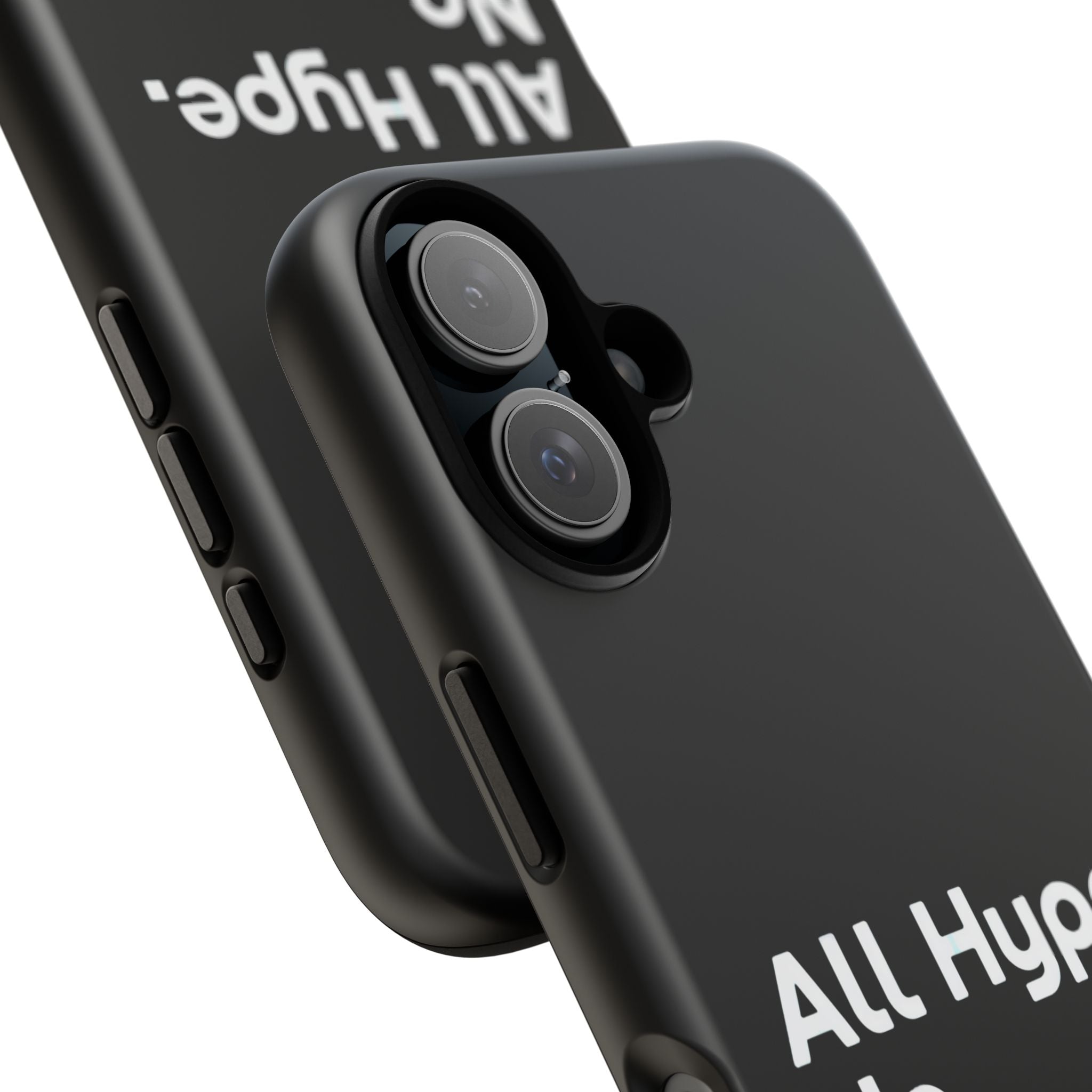 ALL HYPE NO COMPUTE- Impact-Resistant Phone Case