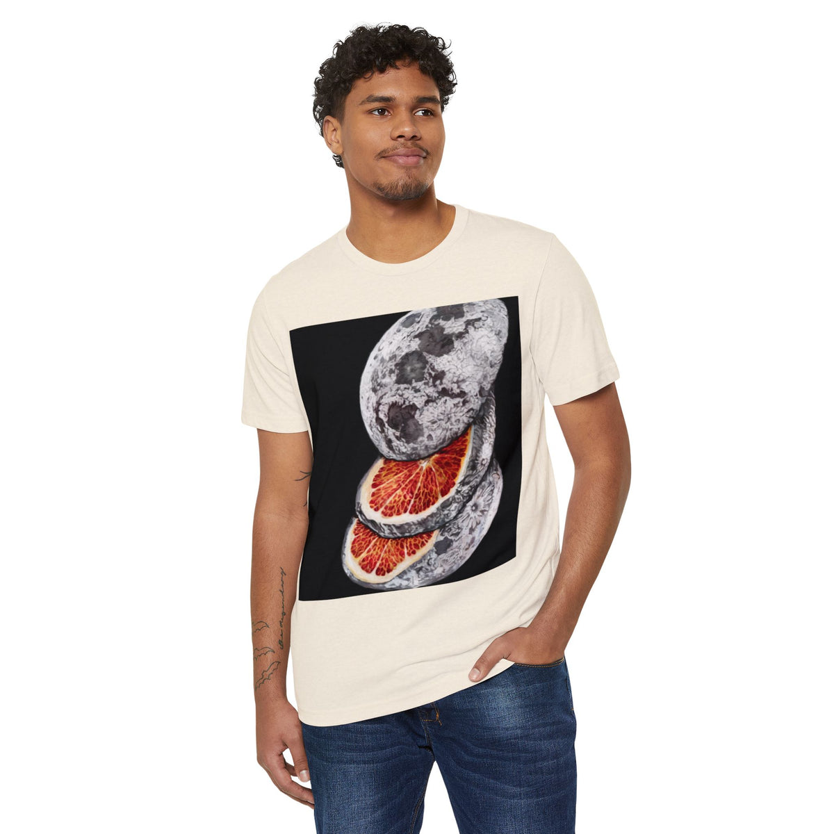 Sliced Moon Recycled Organic Tee