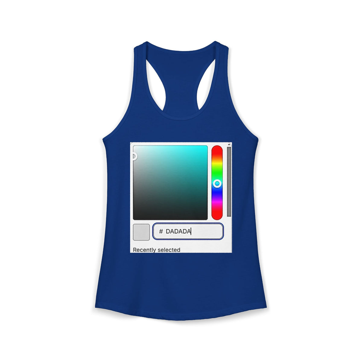 #DADADA Color Picker Racerback Tank