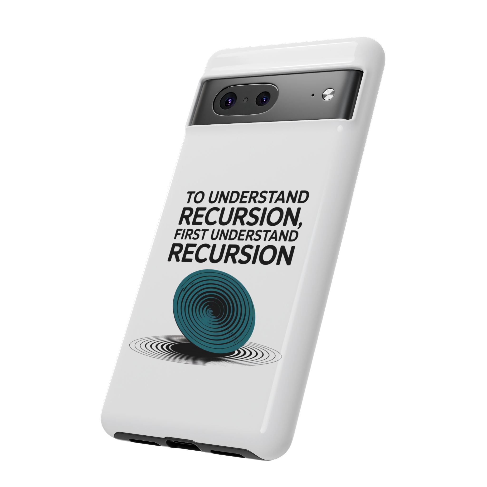 Recursion Black- Impact-Resistant Phone Case