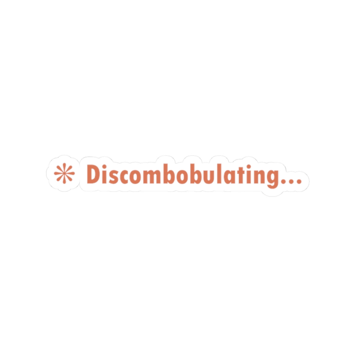 Sticker Sheet, Discomboblating Claude Code Kiss-Cut Stickers, Decals, Laptop Stickers, Water Bottle Stickers, Scrapbooking Stickers,