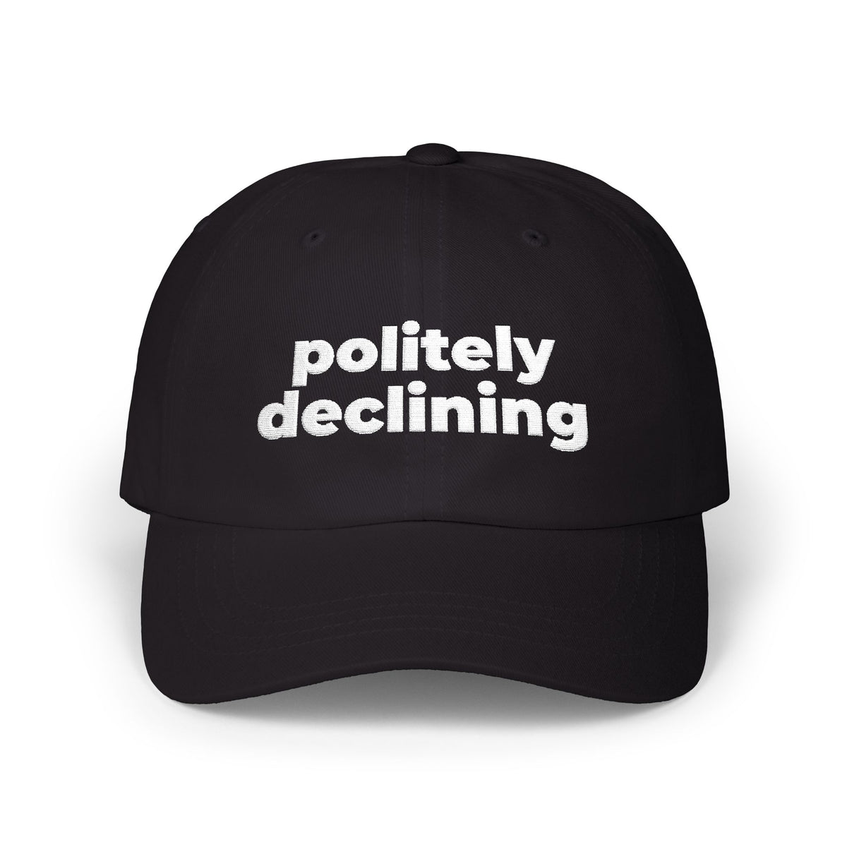 Politely Declining Dad Cap