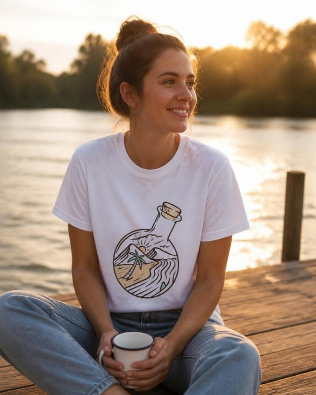 River in a Bottle lifestyle mockup, Geekpsters