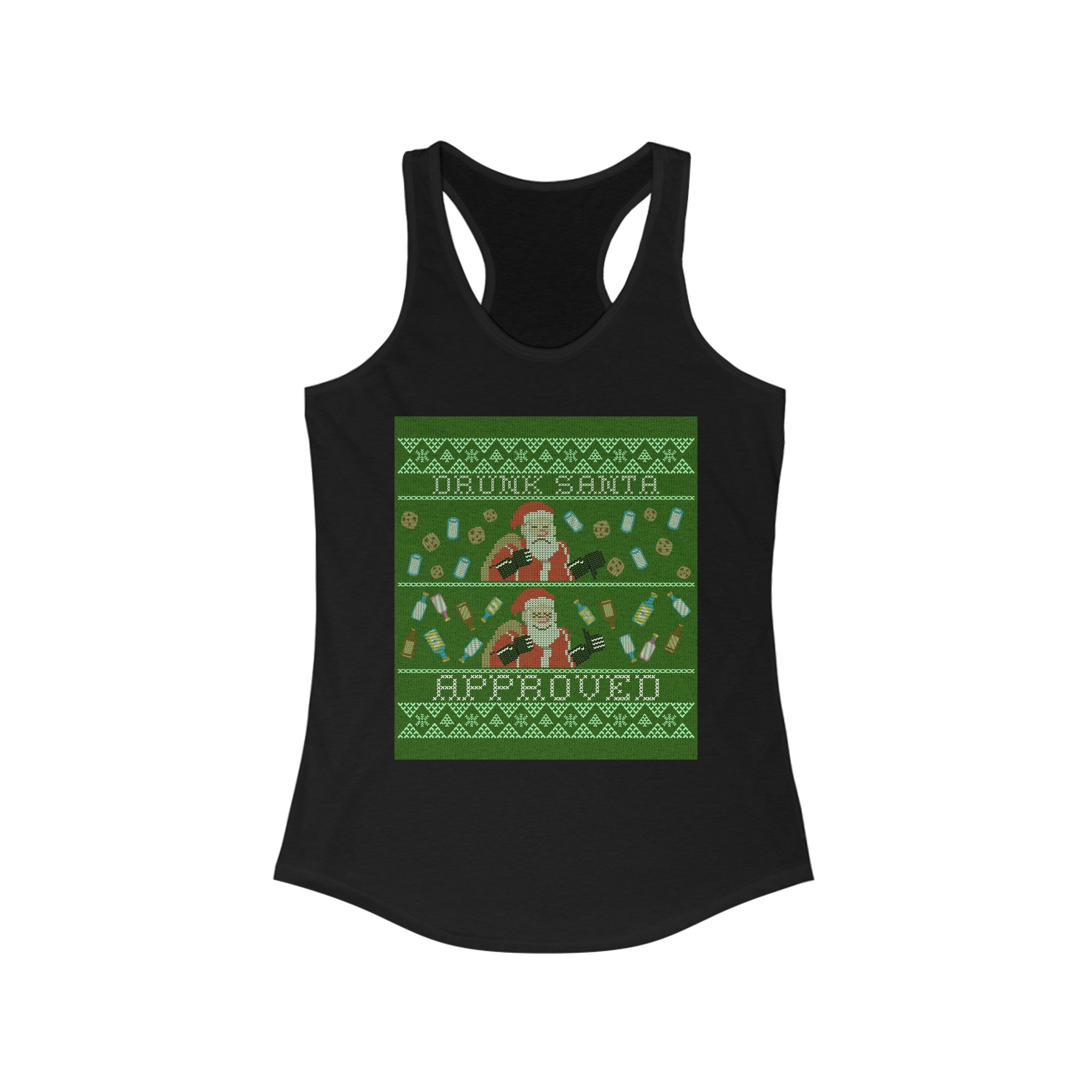 Drunk Santa - Women's Racerback Tank