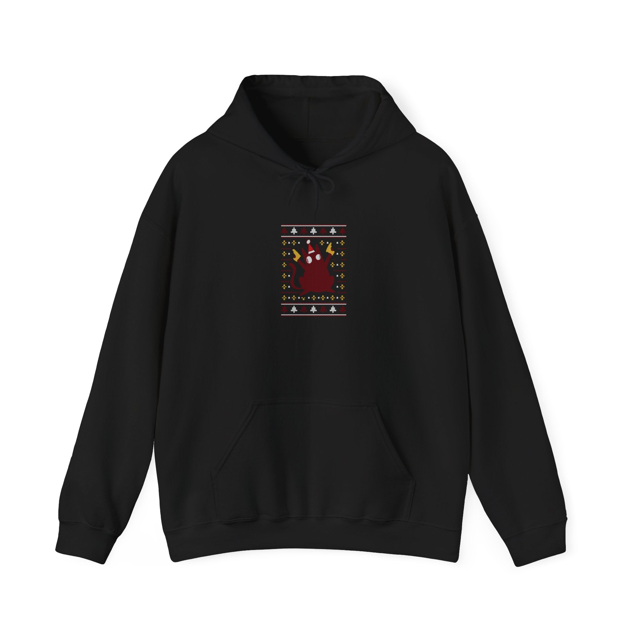 Ugly Sweater Cat - Hooded Sweatshirt