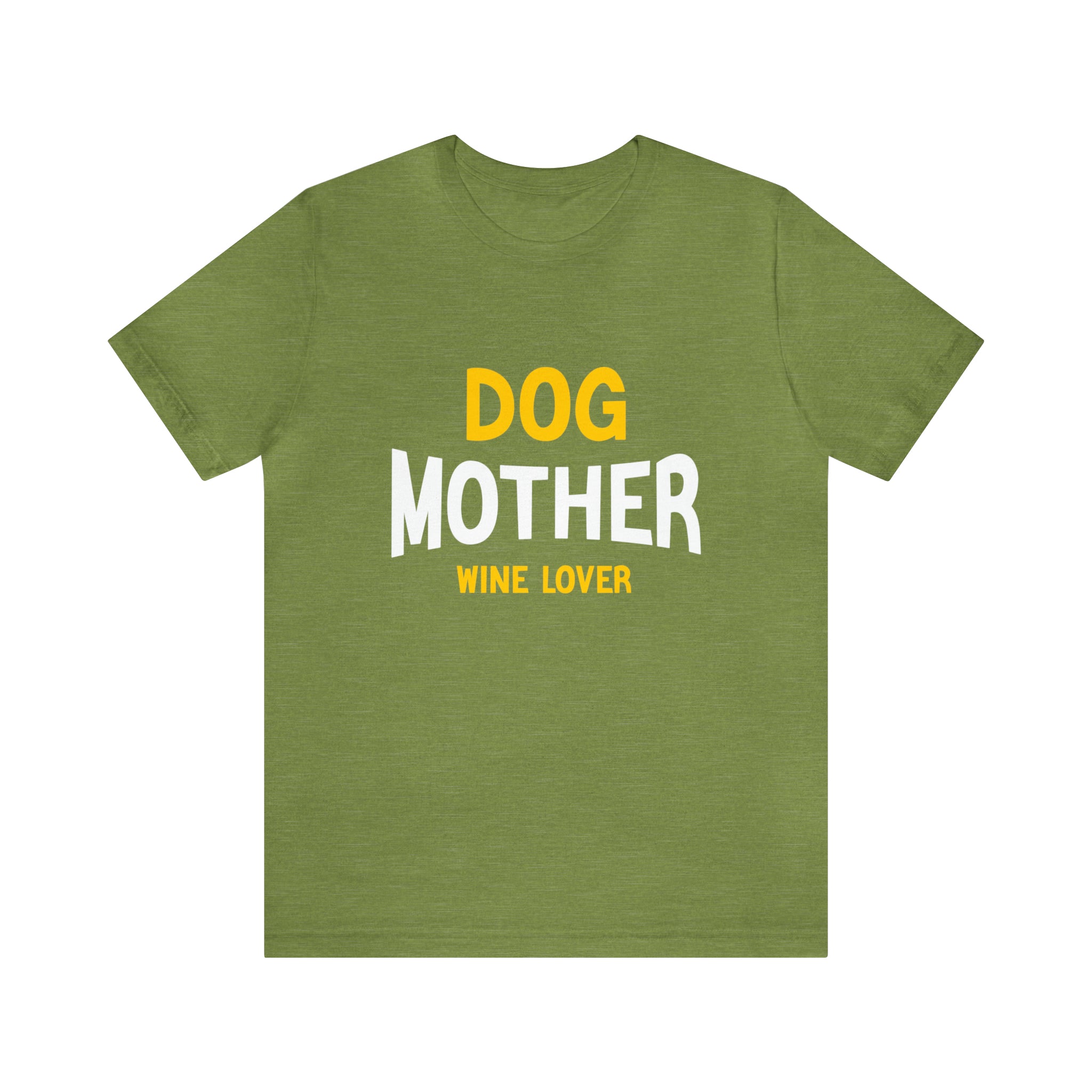 A Dog Mother Wine Lover T-Shirt that says dog mother wine lover.