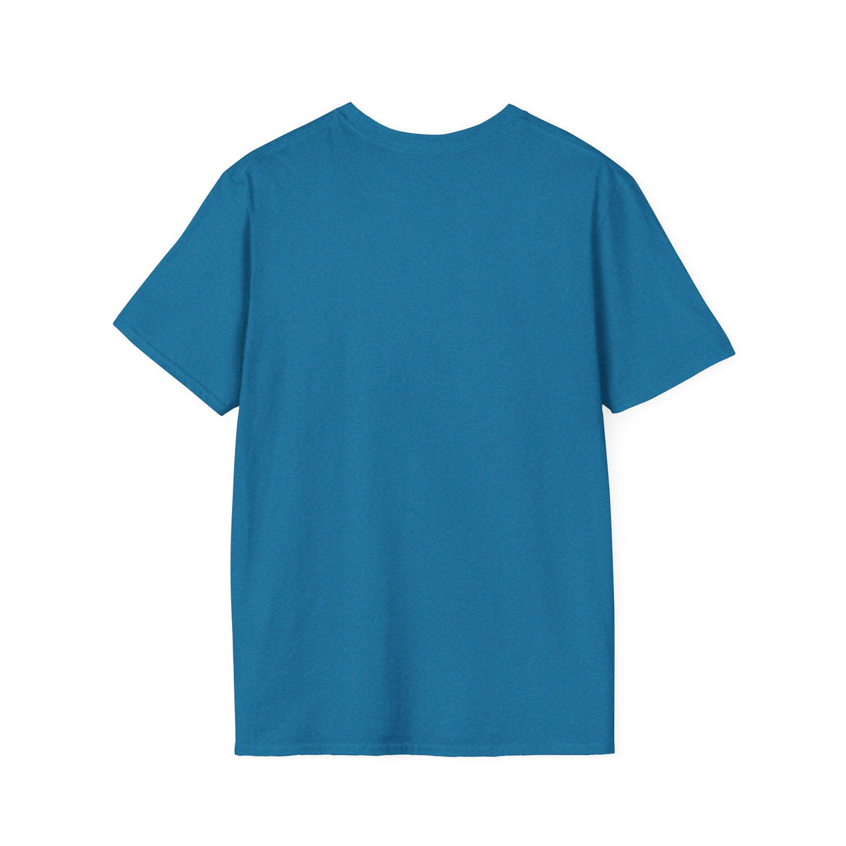 'Spacing Out' astronaut t-shirt in blue, flat lay view, funny space shirt for astronomy fans