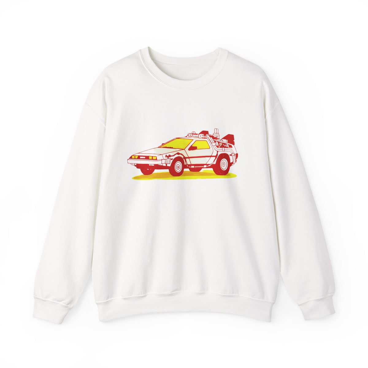Retro Time Machine Car Sweatshirt