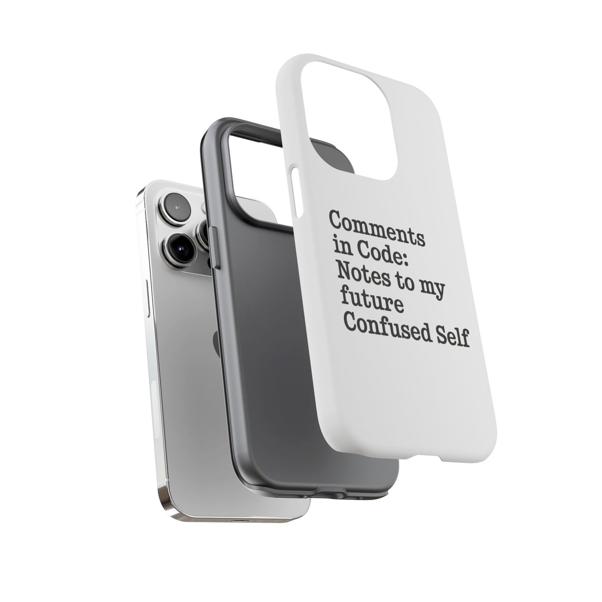 Comments in Code, Notes to My Future Confused Self Phone Case