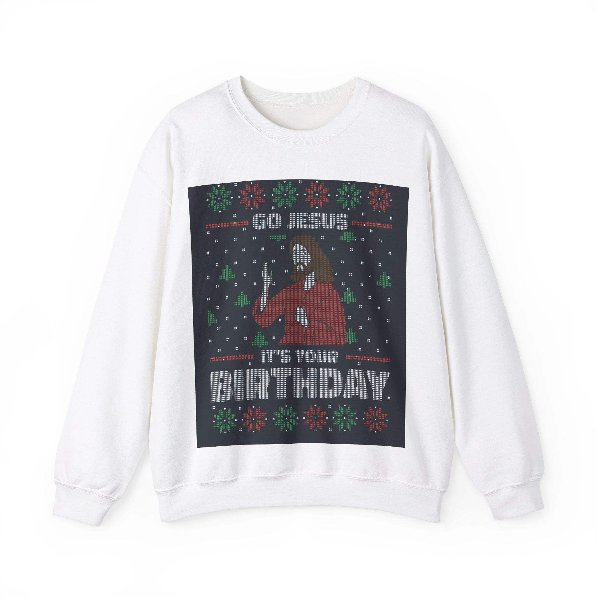 Jesus Birthday Ugly Sweater -  Sweatshirt
