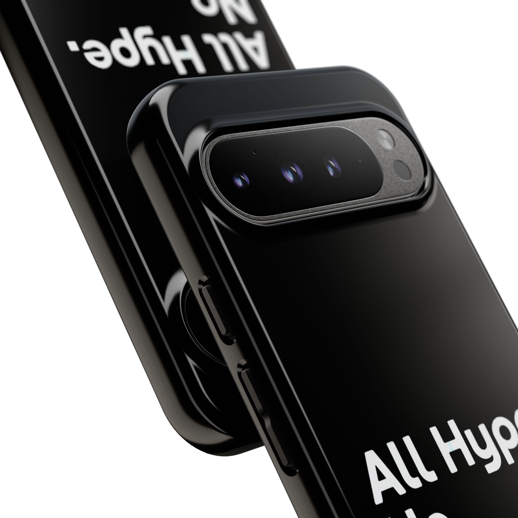 ALL HYPE NO COMPUTE- Impact-Resistant Phone Case