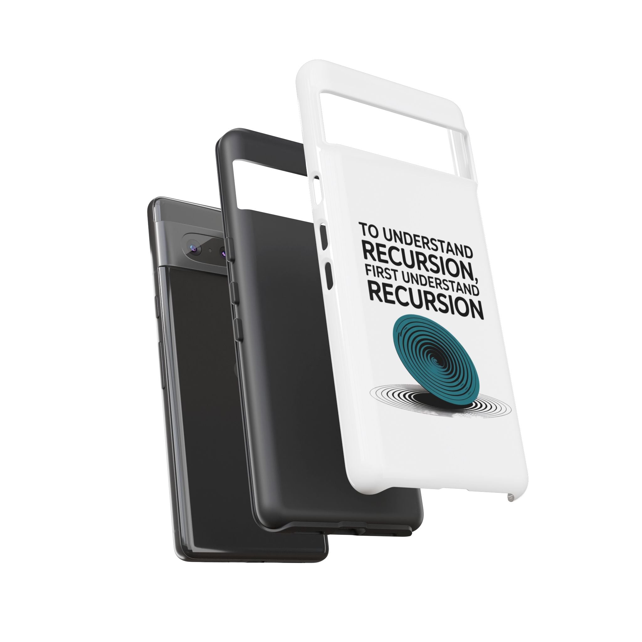 Recursion Black- Impact-Resistant Phone Case