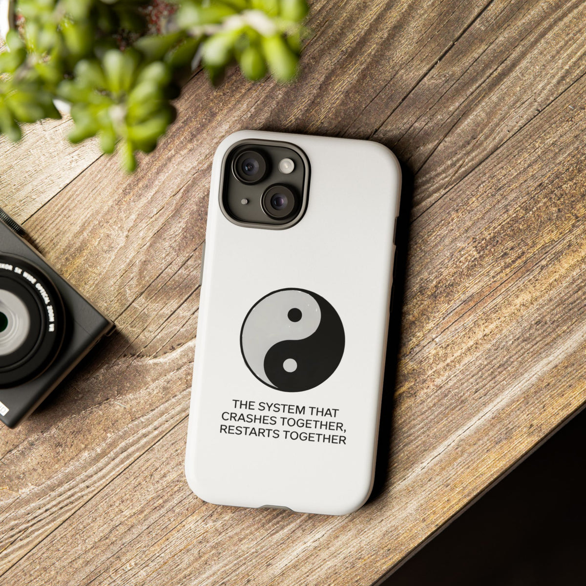 The System That Crashes Together, Restarts Together Phone Case