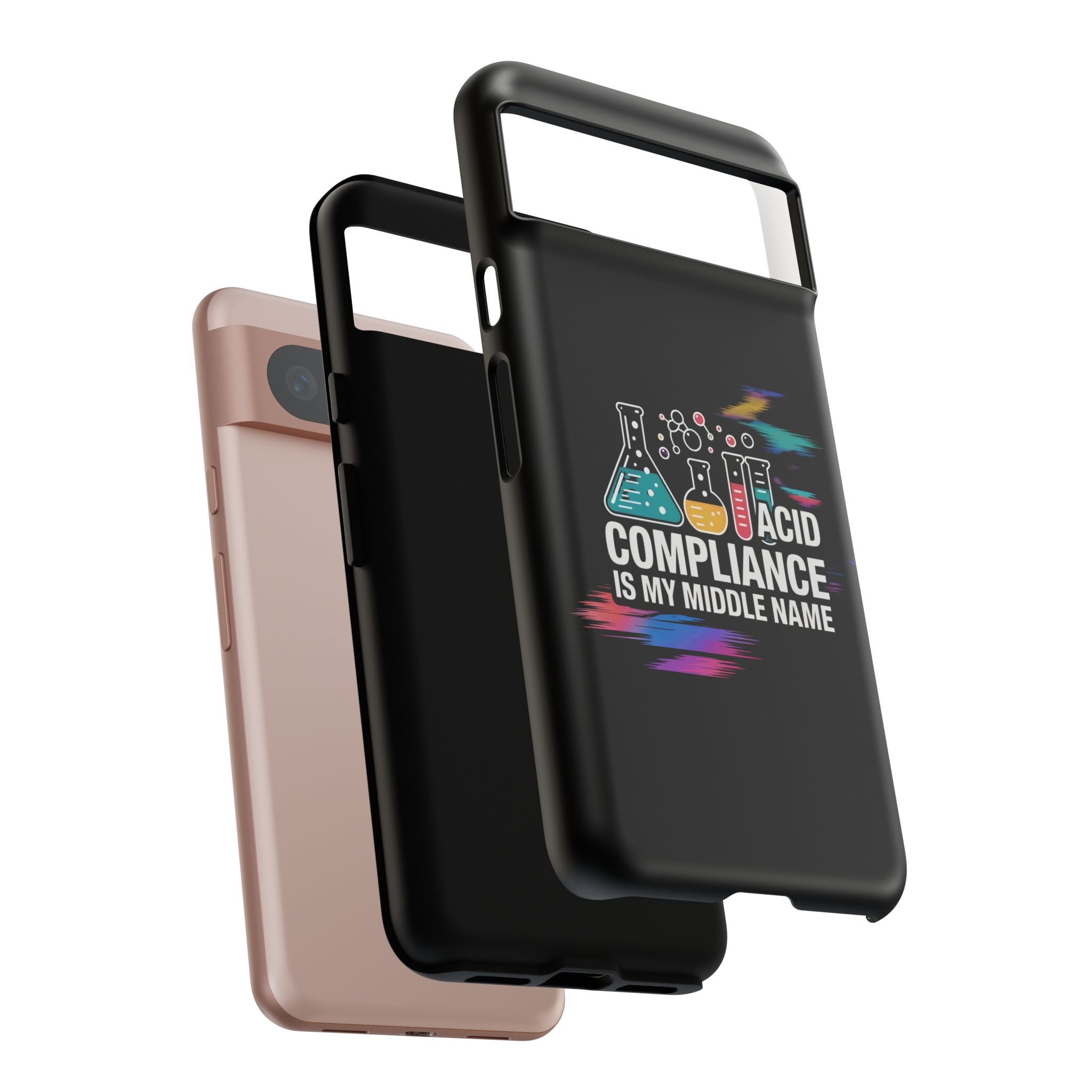 ACID Compliance Is My Middle Name- Impact-Resistant Phone Case